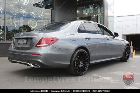 20x8.5 20x10 Simmons MS1 MK on MERCEDES E-Class