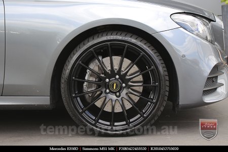 20x8.5 20x10 Simmons MS1 MK on MERCEDES E-Class