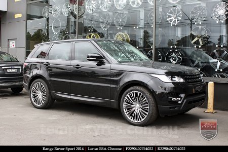 22x9.0 Lenso ESA Chrome on RANGE ROVER SPORT