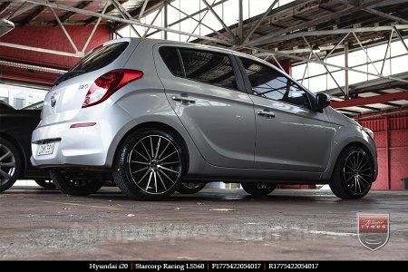 17x7.5 Starcorp Racing LS560 on HYUNDAI i20