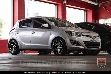 17x7.5 Starcorp Racing LS560 on HYUNDAI i20