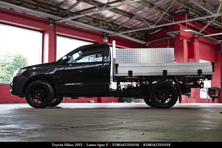 18x8.5 Lenso Spec F MB on TOYOTA HILUX