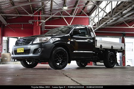 18x8.5 Lenso Spec F MB on TOYOTA HILUX