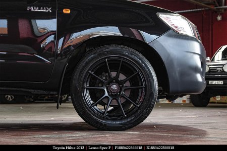 18x8.5 Lenso Spec F MB on TOYOTA HILUX