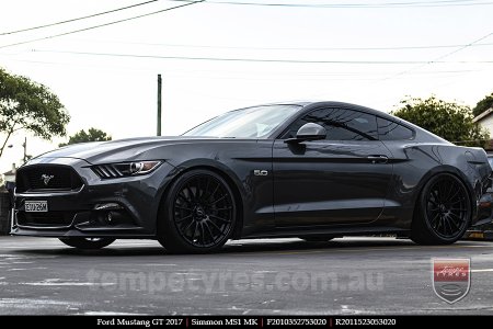 20x10 20x11 Simmons MS1 MK on FORD MUSTANG