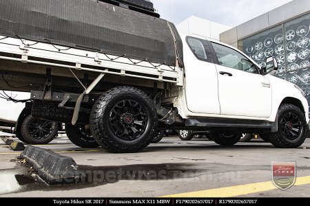 17x9.0 Simmons MAX X11 MBW on TOYOTA HILUX