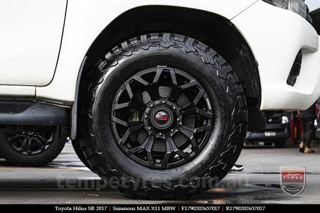 17x9.0 Simmons MAX X11 MBW on TOYOTA HILUX