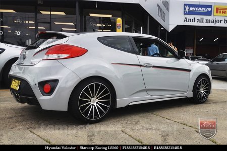 18x8.5 Starcorp Racing LS560 on HYUNDAI VELOSTER