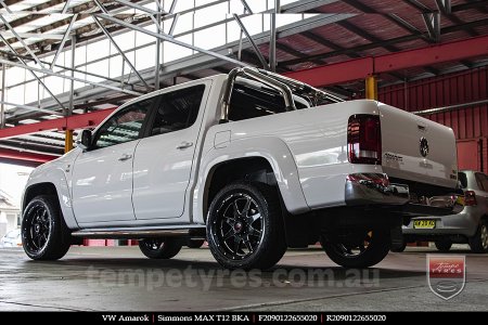 20x9.0 Simmons MAX T12 BKA on VW AMAROK