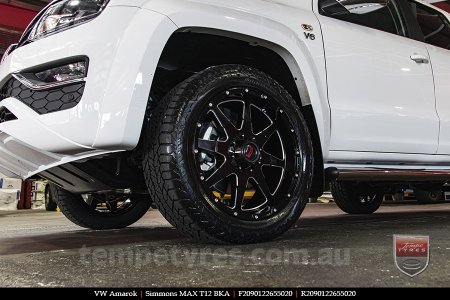 20x9.0 Simmons MAX T12 BKA on VW AMAROK