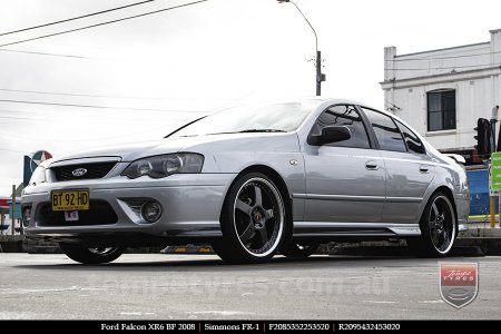 20x8.5 20x9.5 Simmons FR-1 Hyper Dark on FORD FALCON