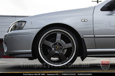 20x8.5 20x9.5 Simmons FR-1 Hyper Dark on FORD FALCON