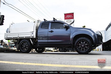 18x9.0 Ballistic Scythe Millworks on ISUZU D-MAX