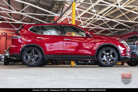 20x8.5 20x10 Simmons FR-CS Satin Black NCT  on NISSAN X-TRAIL