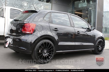 18x8.0 18x9.0 Lenso Conquista 5 SB CQ5 on VW POLO