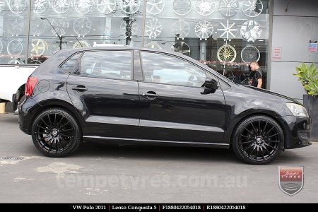 18x8.0 18x9.0 Lenso Conquista 5 SB CQ5 on VW POLO