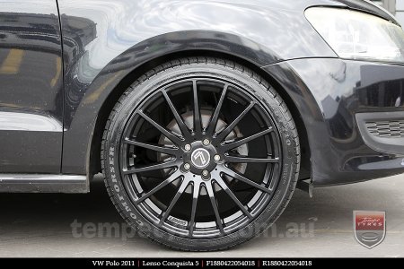 18x8.0 18x9.0 Lenso Conquista 5 SB CQ5 on VW POLO