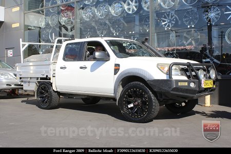 20x9.0 Ballistic Moab on FORD RANGER