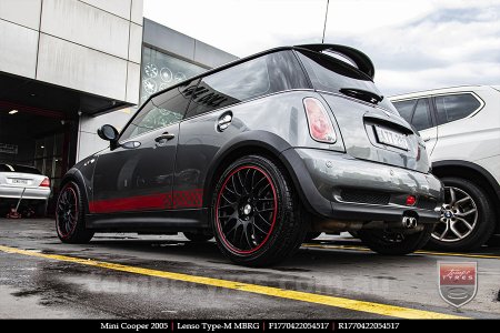 17x7.0 Lenso Type-M - MBRG on MINI COOPER