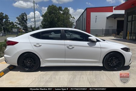 17x7.5 Lenso Spec F MB on HYUNDAI ELANTRA