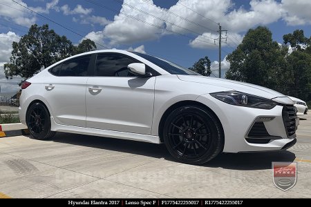 17x7.5 Lenso Spec F MB on HYUNDAI ELANTRA