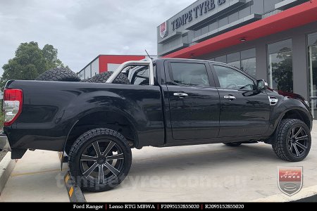 20x9.5 Lenso RTG MBWA on FORD RANGER