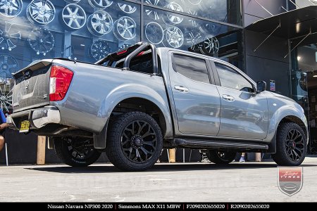 20x9.0 Simmons MAX X11 MBW on NISSAN NAVARA NP300