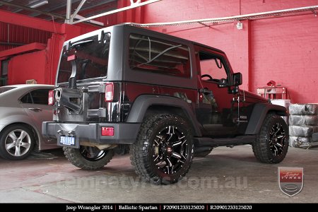 20x9.0 Ballistic Spartan on JEEP WRANGLER