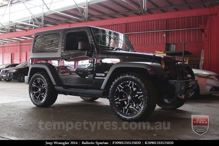 20x9.0 Ballistic Spartan on JEEP WRANGLER