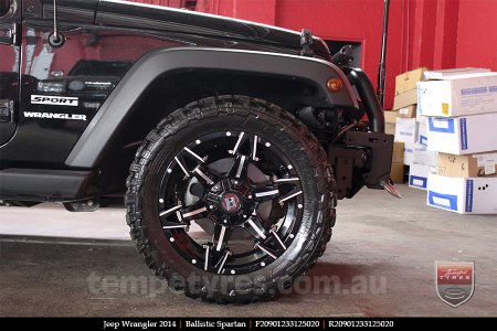 20x9.0 Ballistic Spartan on JEEP WRANGLER