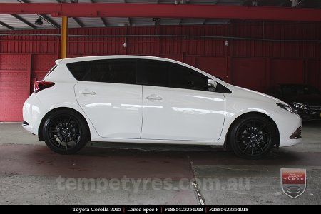 18x8.5 Lenso Spec F MB on TOYOTA COROLLA