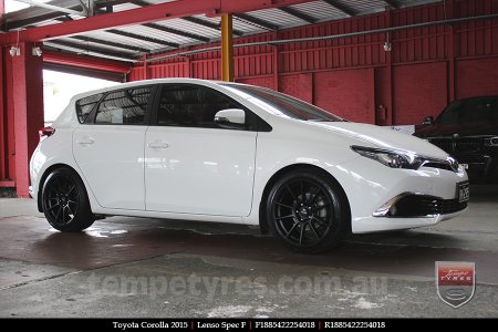 18x8.5 Lenso Spec F MB on TOYOTA COROLLA