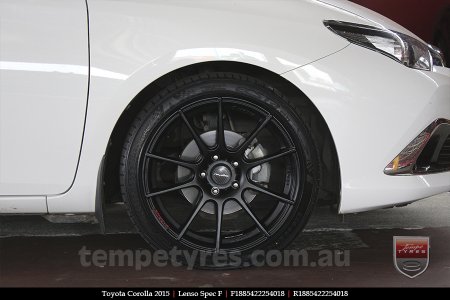 18x8.5 Lenso Spec F MB on TOYOTA COROLLA