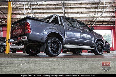 18x9.0 Starcorp Racing LS904 on TOYOTA HILUX SR5