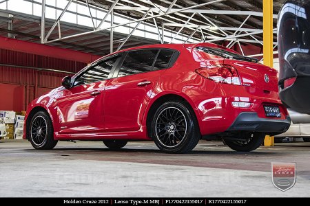 17x7.0 Lenso Type-M - MBJ on HOLDEN CRUZE