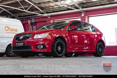 17x7.0 Lenso Type-M - MBJ on HOLDEN CRUZE