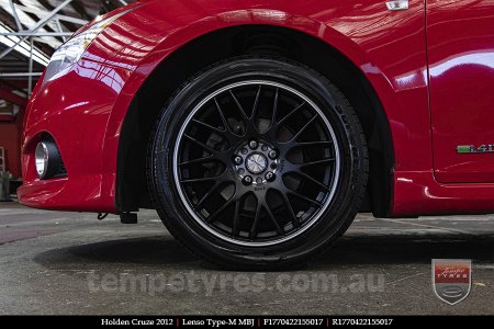 17x7.0 Lenso Type-M - MBJ on HOLDEN CRUZE