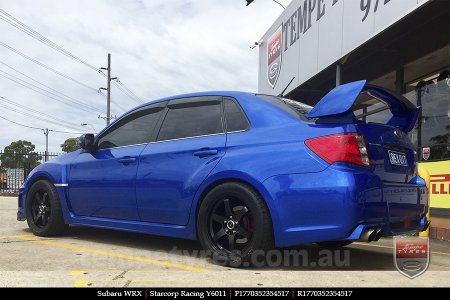 17x7.0 Starcorp Racing PURSUIT on SUBARU WRX