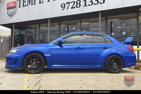 17x7.0 Starcorp Racing PURSUIT on SUBARU WRX