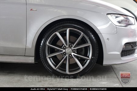 18x8.0 Style5477 Matt Grey on AUDI A3