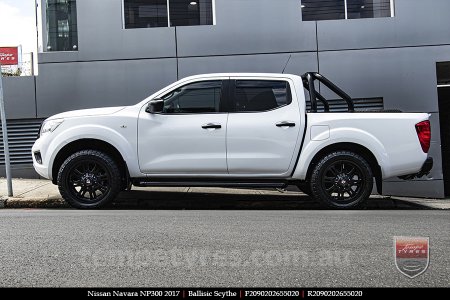 20x9.0 Ballistic Scythe on NISSAN NAVARA NP300