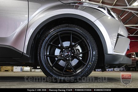 18x8.0 Starcorp Racing Y5428 on TOYOTA C-HR