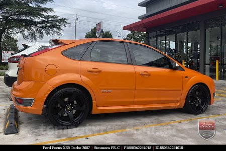 18x8.0 18x9.0 Simmons FR-C Matte Black NCT on FORD FOCUS