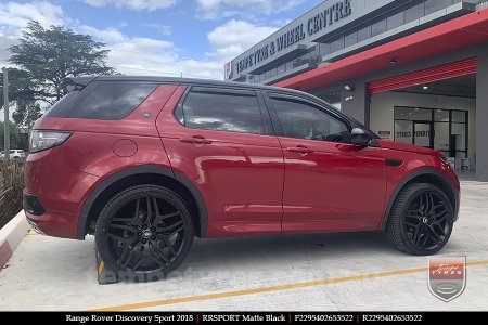 22x9.5 RRSPORT Matte Black on RANGE ROVER DISCOVERY