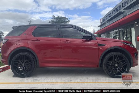 22x9.5 RRSPORT Matte Black on RANGE ROVER DISCOVERY