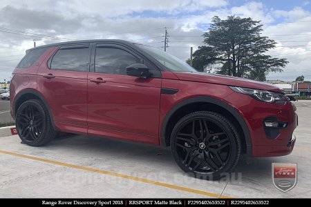 22x9.5 RRSPORT Matte Black on RANGE ROVER DISCOVERY