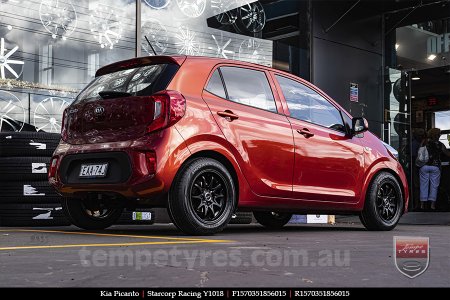 15x7.0 Starcorp Racing ECLIPSE on KIA PICANTO