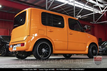 17x7.0 Lenso Type-M - MBJ on NISSAN CUBE