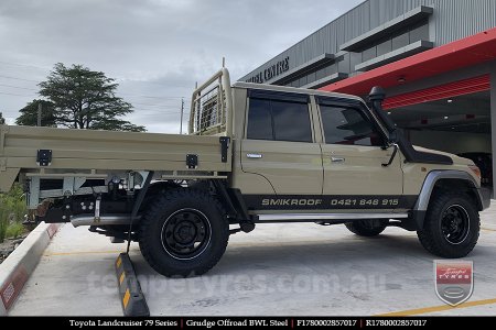 17x8.0 Grudge Offroad BWL Steel on TOYOTA LANDCRUISER 79 SERIES