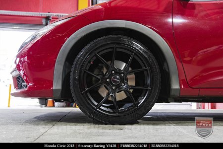 18x8.0 Starcorp Racing Y5428 on HONDA CIVIC